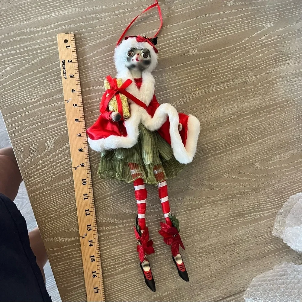 Holiday Cat Christmas Decoration